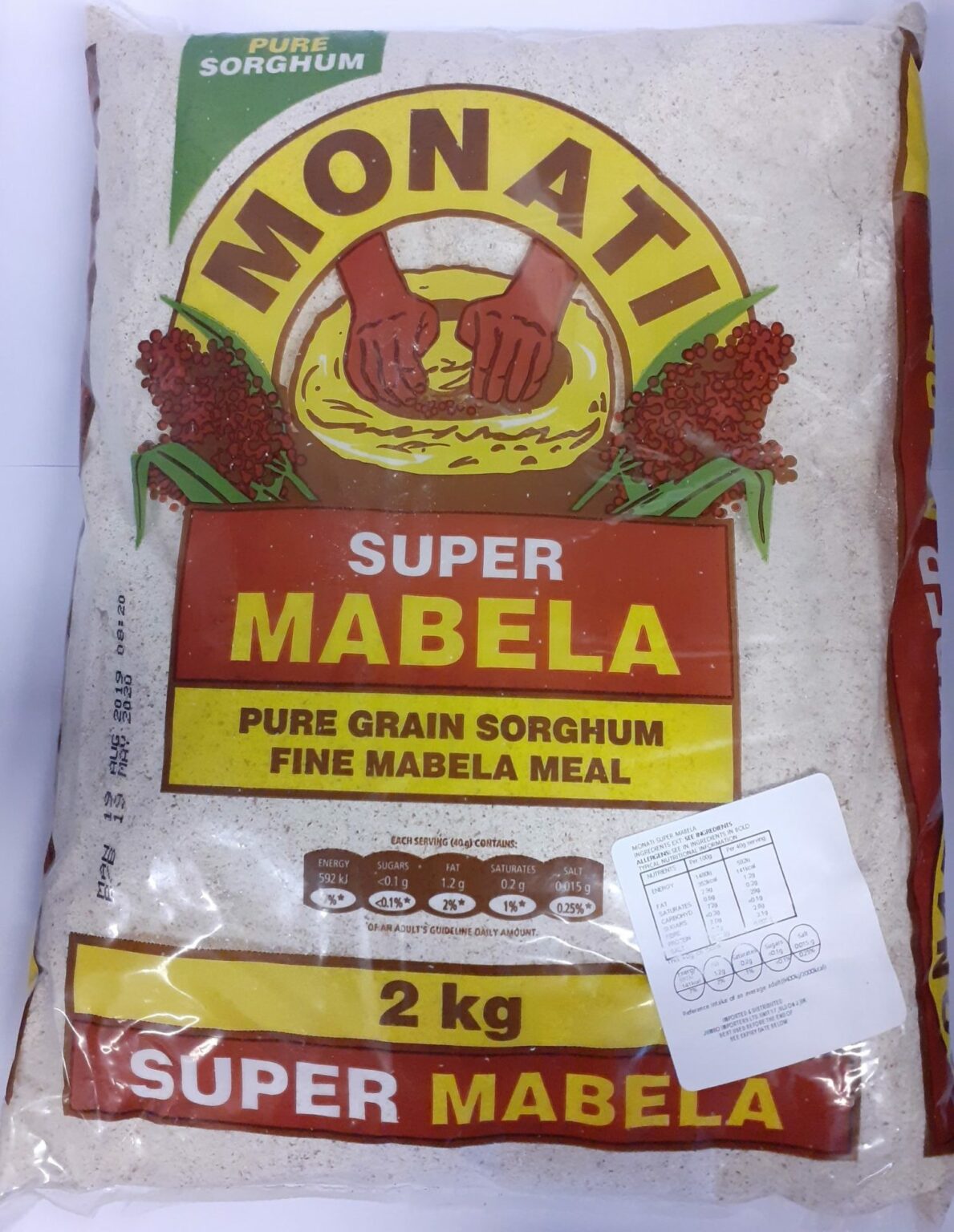 Super Mabela Sorghum Meal 2kg - Mwanaka Fresh Farm Foods and Butchery