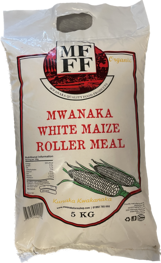 Mwanaka Roller Maize Meal 5kg - Mwanaka Fresh Farm Foods and Butchery